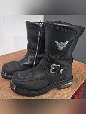 Harley-Davidson Shift Motorcycle Riding Boots Size 8